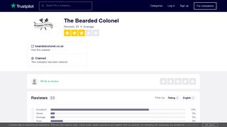 The Bearded Colonel Reviews | Read Customer Service Reviews of ...