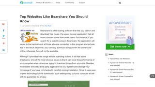 Best Bearshare Alternatives That Deserve to Try - Apowersoft