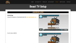 Beast TV Setup - Beast IPTV | #1 Streaming option Beast TV