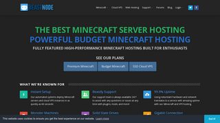 BeastNode: Minecraft Server Hosting