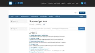 Billing - Knowledgebase - BeastNode