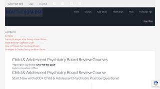 Child Psychiatry Board Review | Beat The Boards