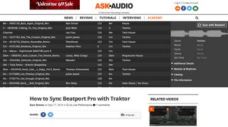 How to Sync Beatport Pro with Traktor : Ask.Audio