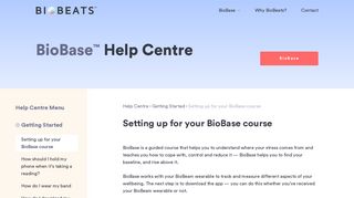 Setting up for your BioBase course - BioBeats