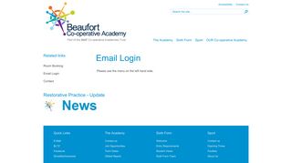 Beaufort Co-operative Academy - Email Login