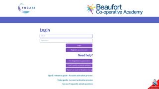 Beaufort Co-operative Academy Internet payments - Login - Scopay