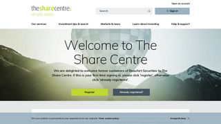 Beaufort Securities Transfer In | The Share Centre