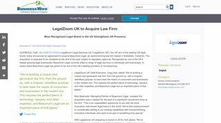 LegalZoom UK to Acquire Law Firm | Business Wire