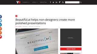 Beautiful.ai helps non-designers create more polished presentations ...