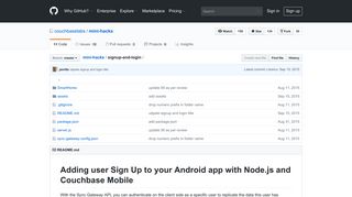 mini-hacks/signup-and-login at master · couchbaselabs/mini ... - GitHub