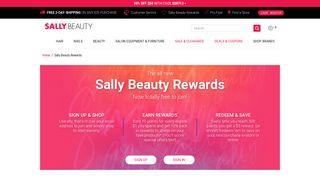 New Sally Beauty Rewards Program