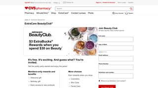 ExtraCare Beauty Club - CVS pharmacy