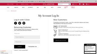 Log In - Clarins