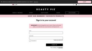 Register - Beauty Pie
