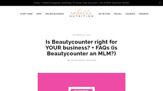 Is Beautycounter right for YOUR business? + FAQs (is Beautycounter ...