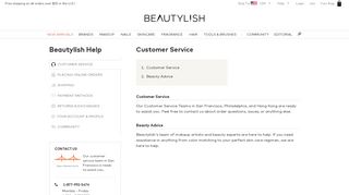 Beautylish Help | Beautylish