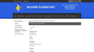 Parents/Students - Belknap Elementary