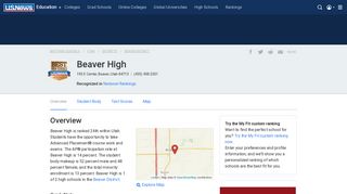 Beaver High in Beaver, UT - US News Best High Schools