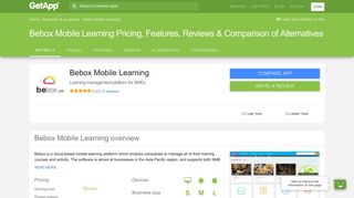 Bebox Mobile Learning Pricing, Features, Reviews & Comparison of ...
