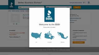 Beck Glass Inc | Better Business Bureau® Profile