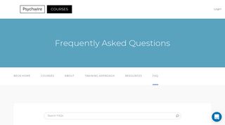 Beck Online Courses - FAQ - Psychwire