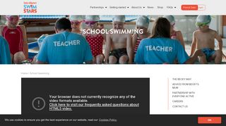 School Swimming | SwimStars - 'Becky Adlington's Swim Stars'