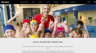Becky Adlington's SwimStars at Bannatyne Health Club