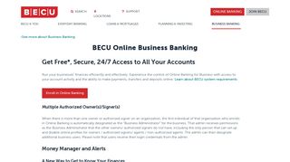 Online Business Banking | BECU