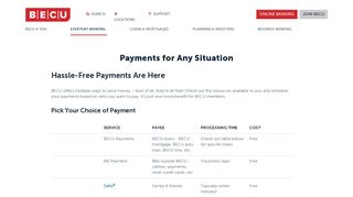 Payments for Any Situation | BECU