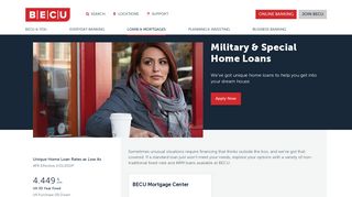 Military, VA & Special Home Loans | BECU