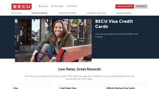 Visa Credit Cards | BECU