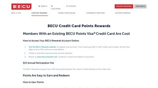 Credit Card Rewards | BECU