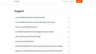 Beddit FAQ - Beddit Sleep Monitor