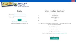 Bedford College - Moodle