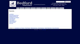 Parents - Bedford School District - Google Sites
