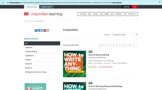 Bedford/St. Martin's: English - Composition - Macmillan Learning