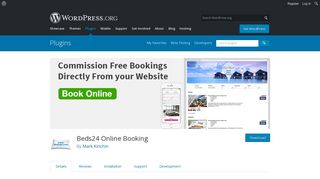 Beds24 Online Booking | WordPress.org