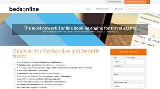 The most powerful online booking engine for travel agents | Bedsonline