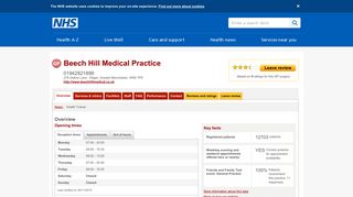 Overview - Beech Hill Medical Practice - NHS