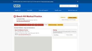 Contact - Beech Hill Medical Practice - NHS