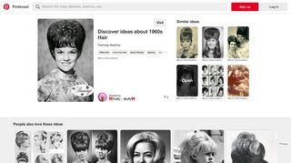 Flamingo Beehive | Big Hair: Retro, Vintage & Modern | Pinterest ...