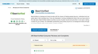 Top 284 Reviews and Complaints about BeenVerified | Page 2