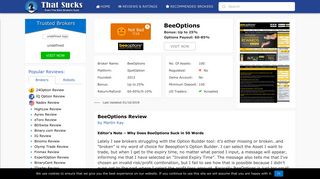 Think BeeOptions is a Scam? Read This BeeOptions Review first!