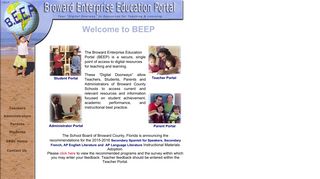BEEP – Broward Education Portal - Broward County Public Schools