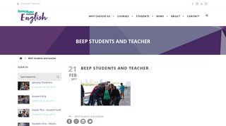 BEEP Students and teacher - SRI English
