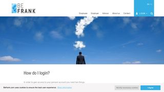How do I login? - BeFrank.com