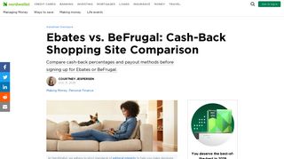 Ebates vs. BeFrugal: Cash-Back Shopping Site Comparison ...