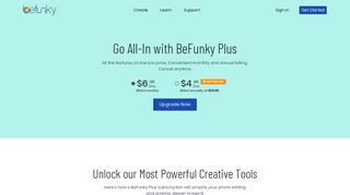 Compare BeFunky features and pricing plans | BeFunky