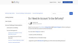 Do I Need An Account To Use BeFunky? – BeFunky Help Center