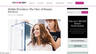Mobile Providers: The Uber of Beauty Services - Elite Beauty Society